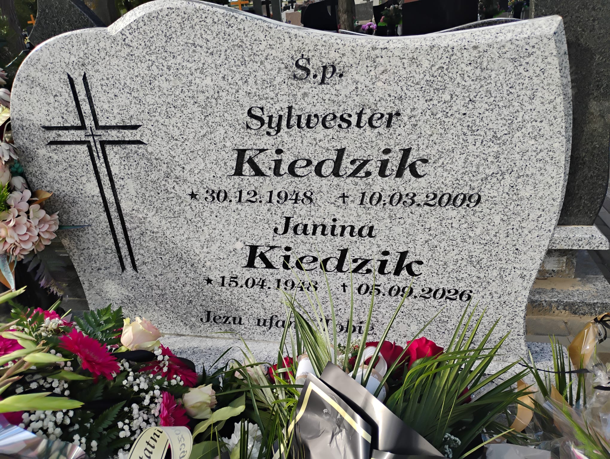 Grób Janina Kiedzik