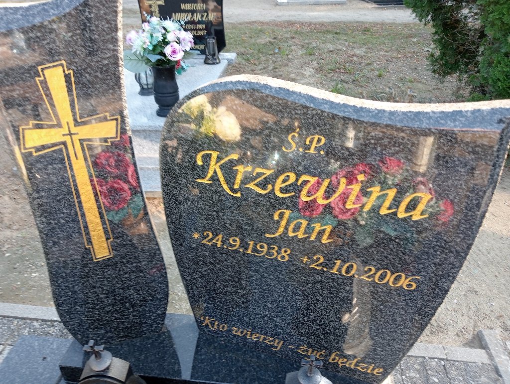 Grób Jan Krzewina
