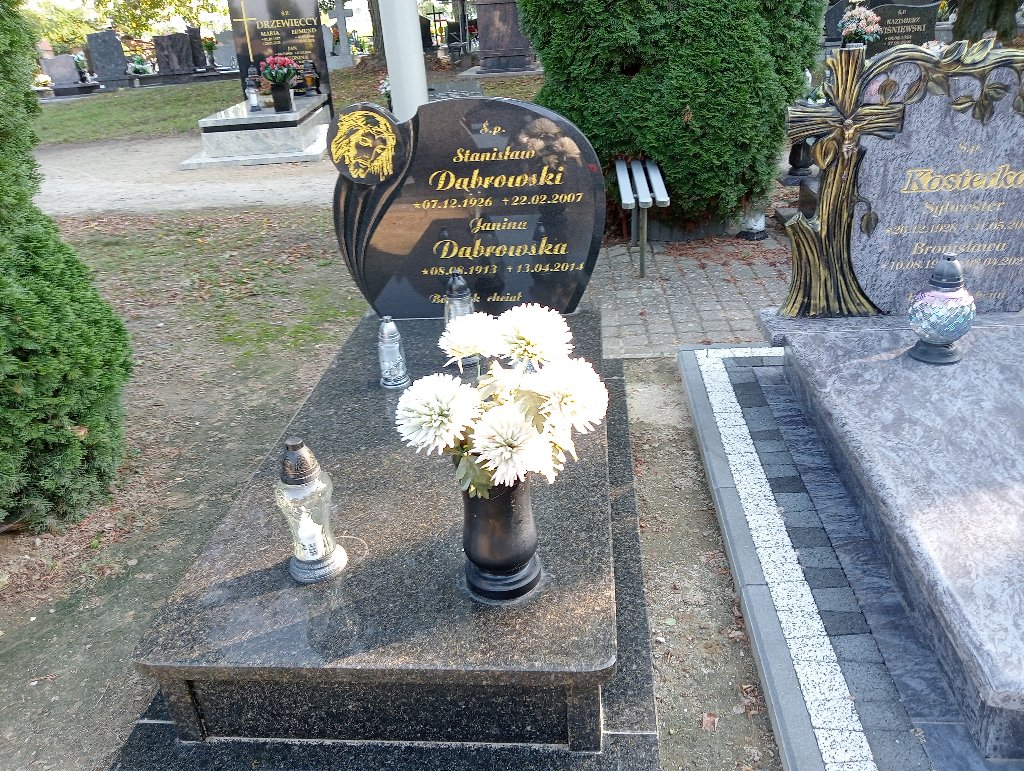 Grób Janina Dąbrowska